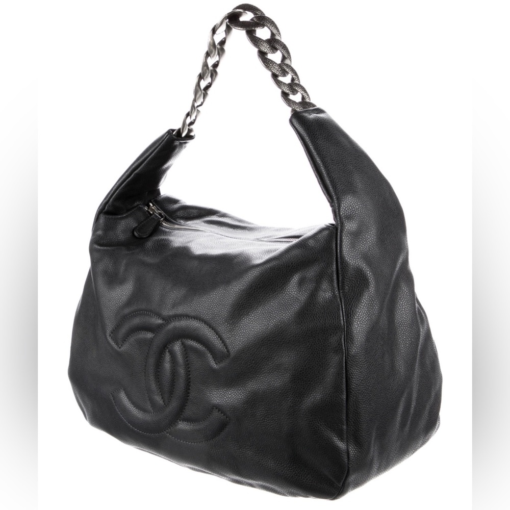 Chanel Caviar 31 Hobo Black